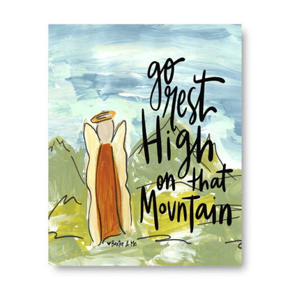 Go Rest High - Wrapped Canvas
