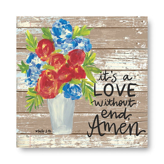 Love Without End, Amen - Wrapped Canvas