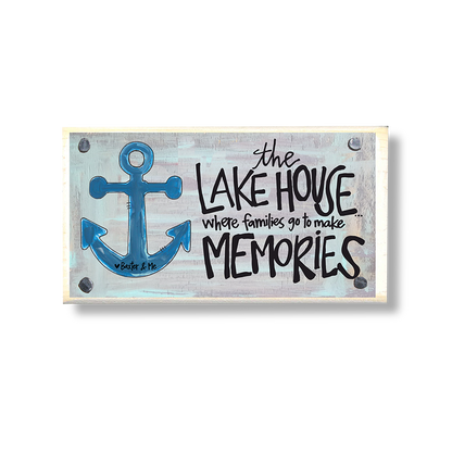 Lake House Memories Happy Block