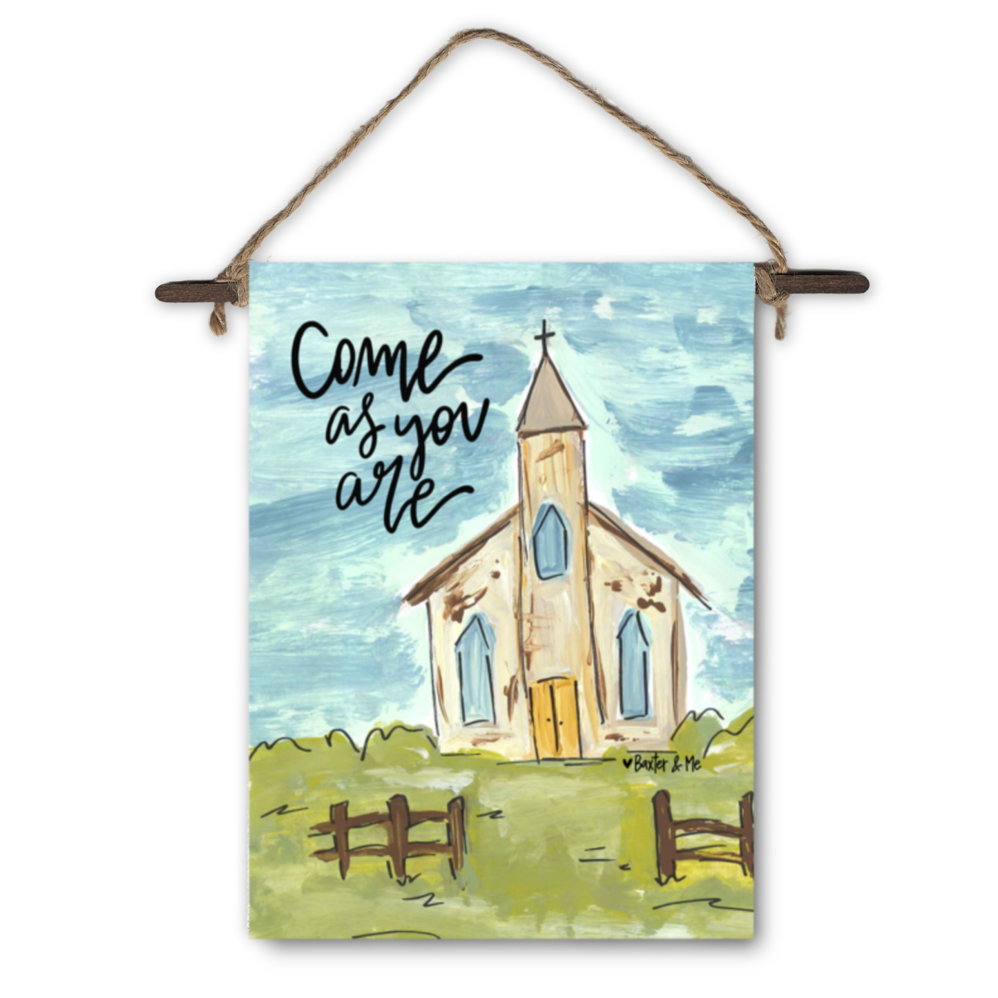 Come As You Are Mini Wall Hanging