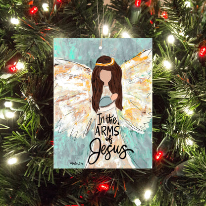 In the Arms of Jesus Ornament