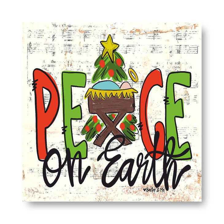 Peace On Earth - Wrapped Canvas