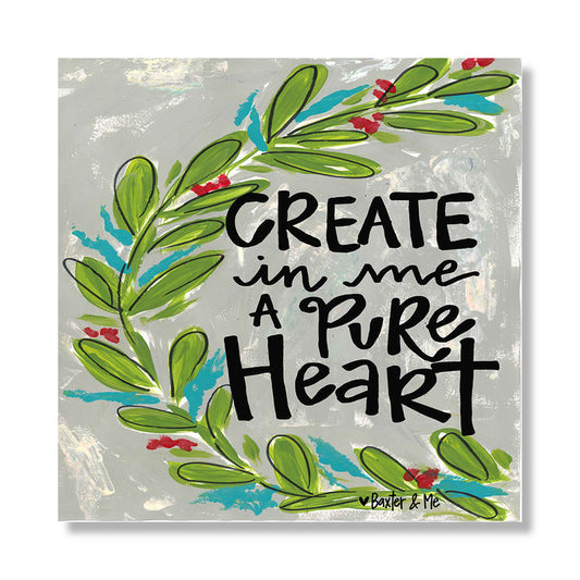 Pure Heart - Wrapped Canvas