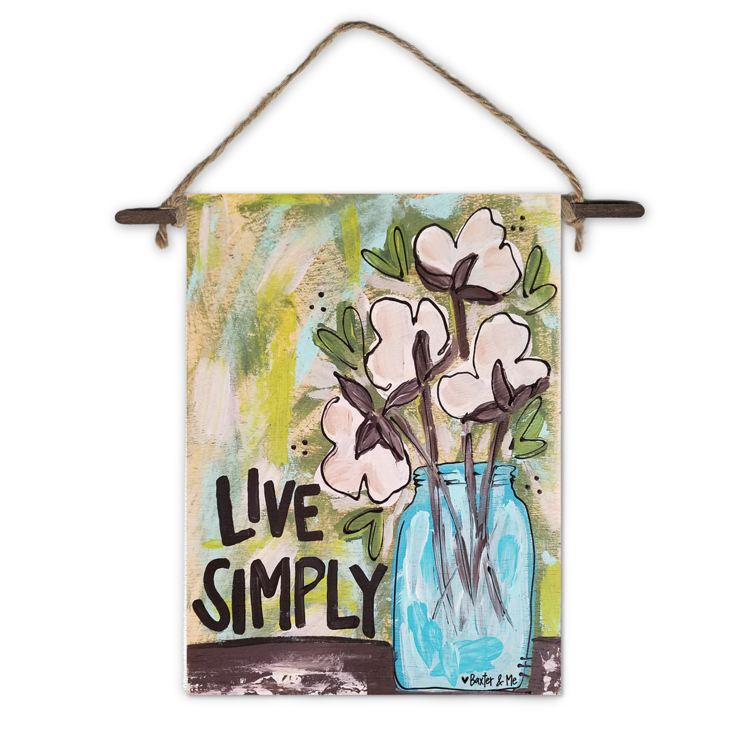 Live Simply Mini Wall Hanging