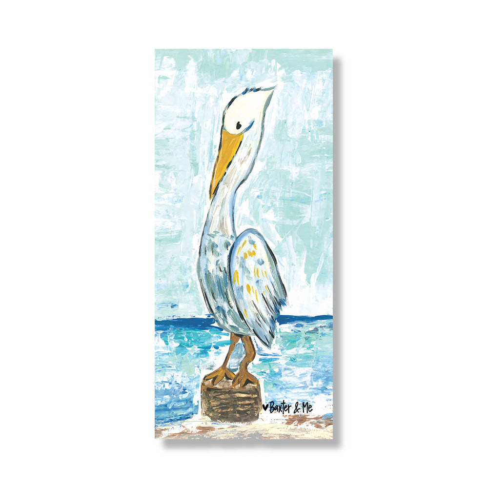 Pelican - Wrapped Canvas