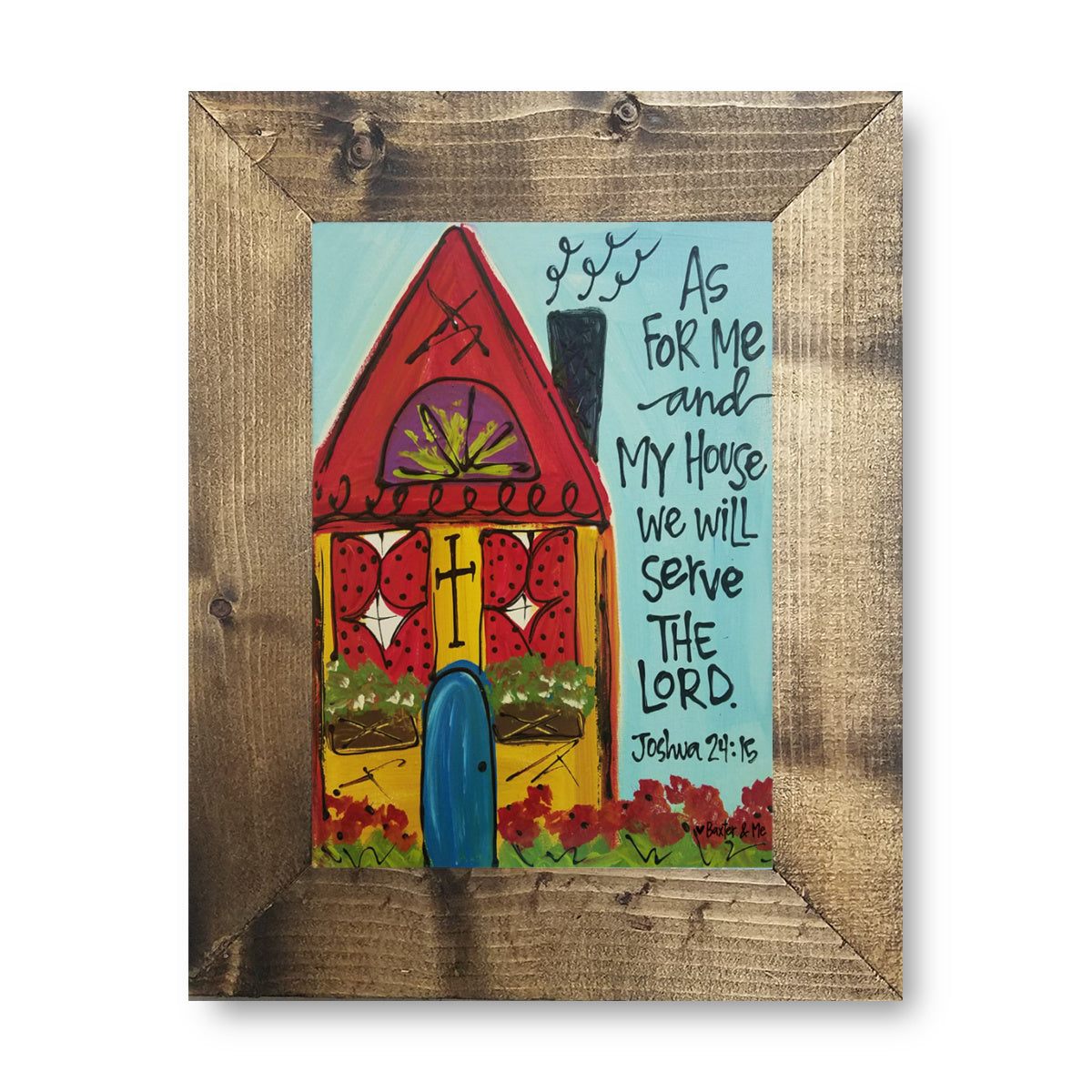 Serve The Lord 8" x 10" - Framed Art