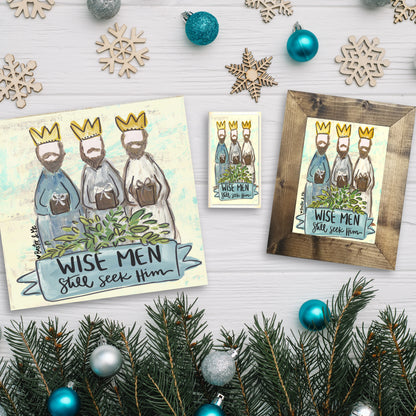Wise Men - Wrapped Canvas