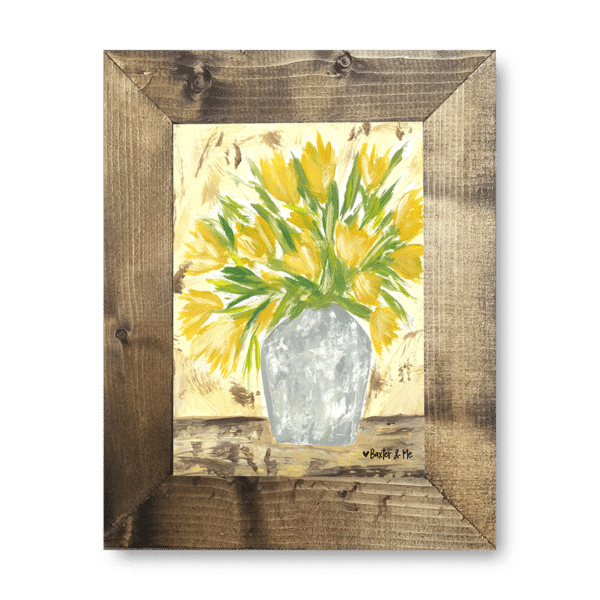 Yellow Tulips - Framed Art