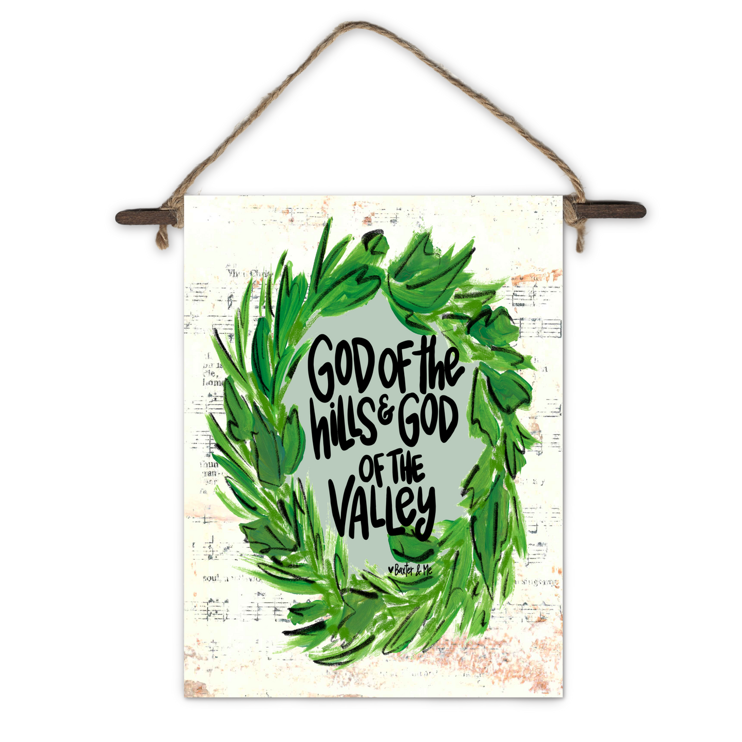 Hills & Valleys Mini Wall Hanging