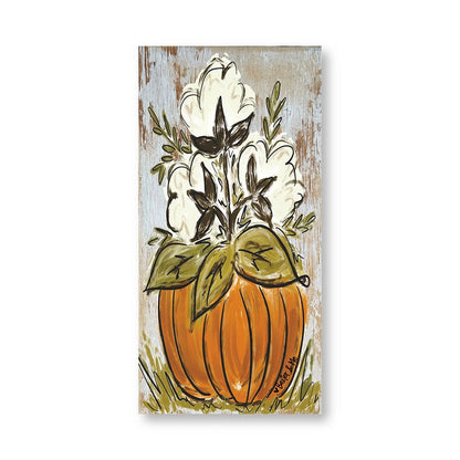 Cotton Pumpkin - Wrapped Canvas
