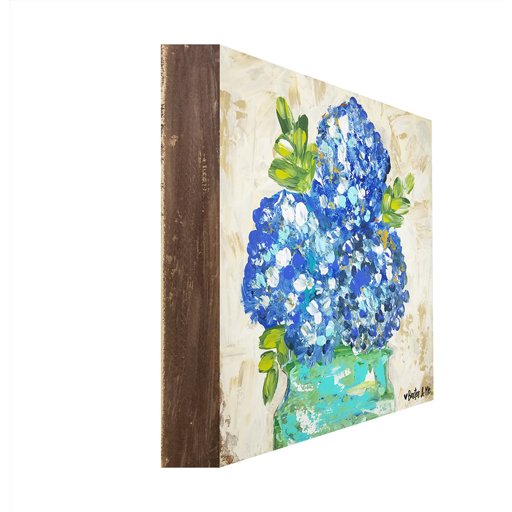 Hydrangeas - Wrapped Canvas