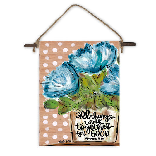 All Things Work Together Mini Wall Hanging
