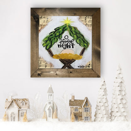 O Holy Night - Framed Art