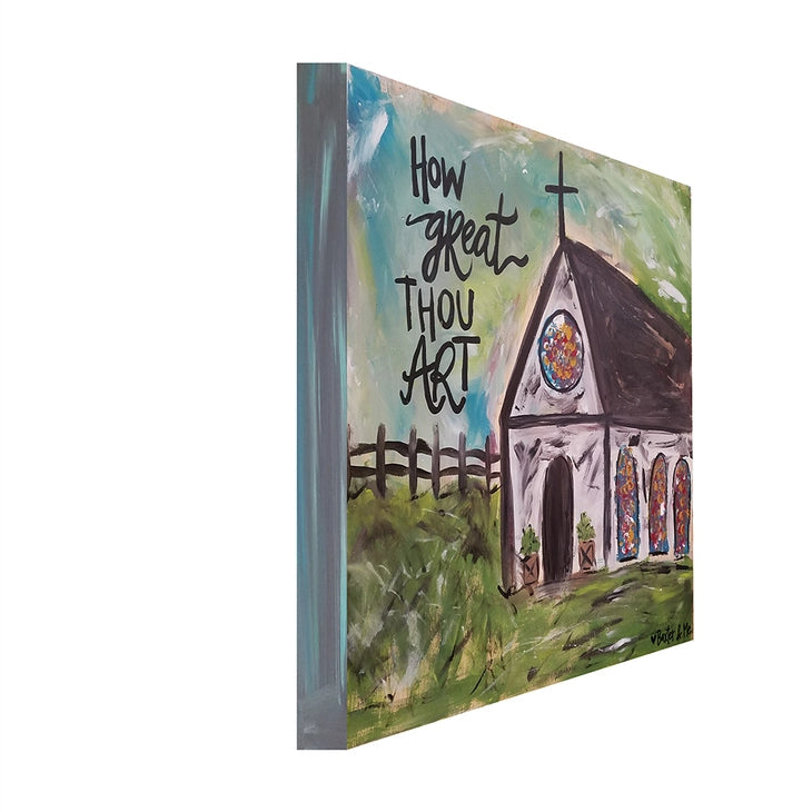 How Great Thou Art - Wrapped Canvas
