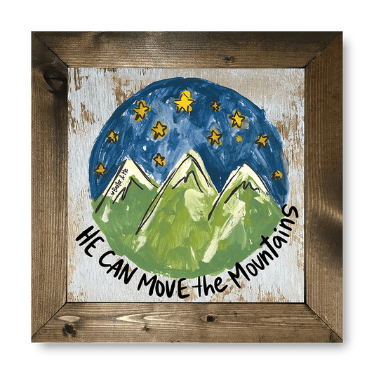 Move The Mountains - Framed Art