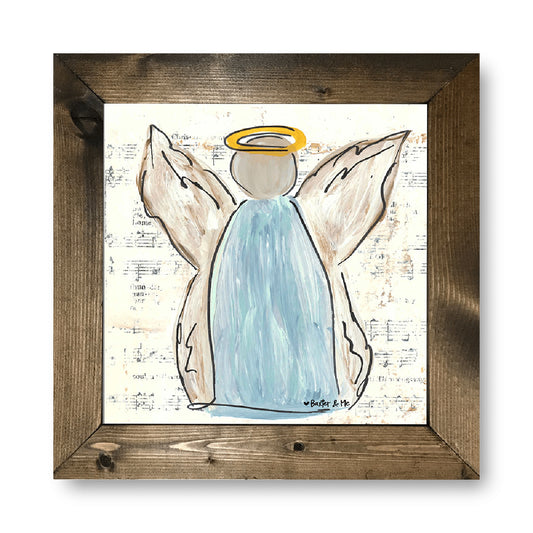 Blue Angel - Framed Art