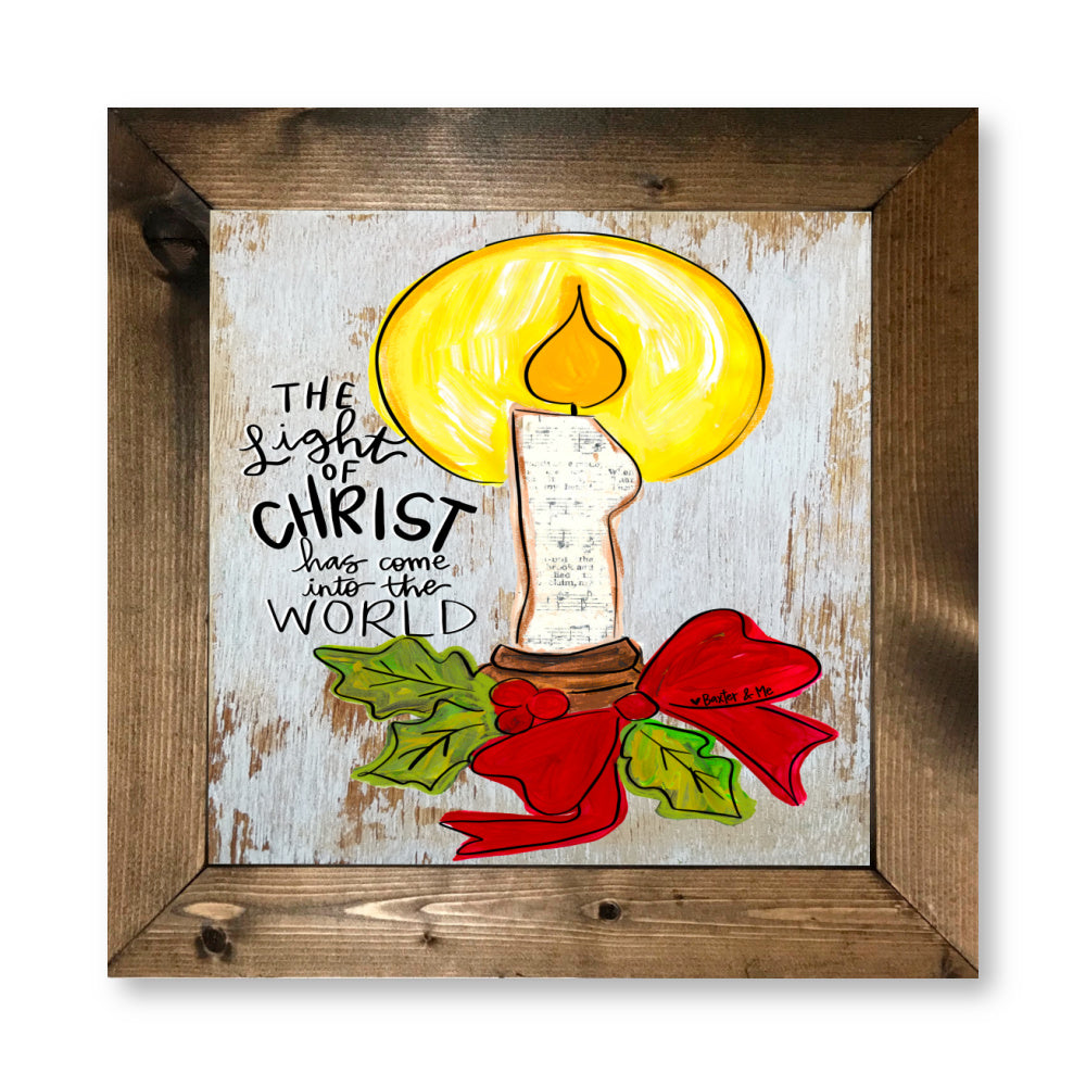 Light of Christ Framed Art