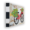 Joy Peace Love Bike - Wrapped Canvas, 8" x 10"