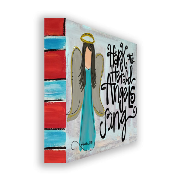 Hark The Herald - Wrapped Canvas