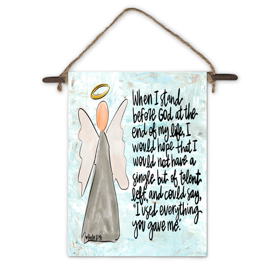 Stand Before God Mini Wall Hanging