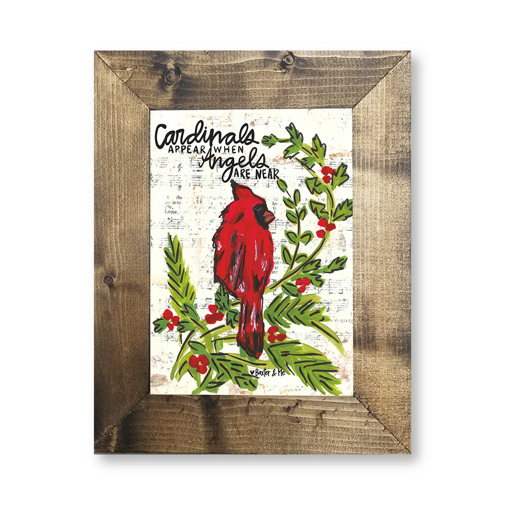Cardinal - Framed Art – Baxter & Me