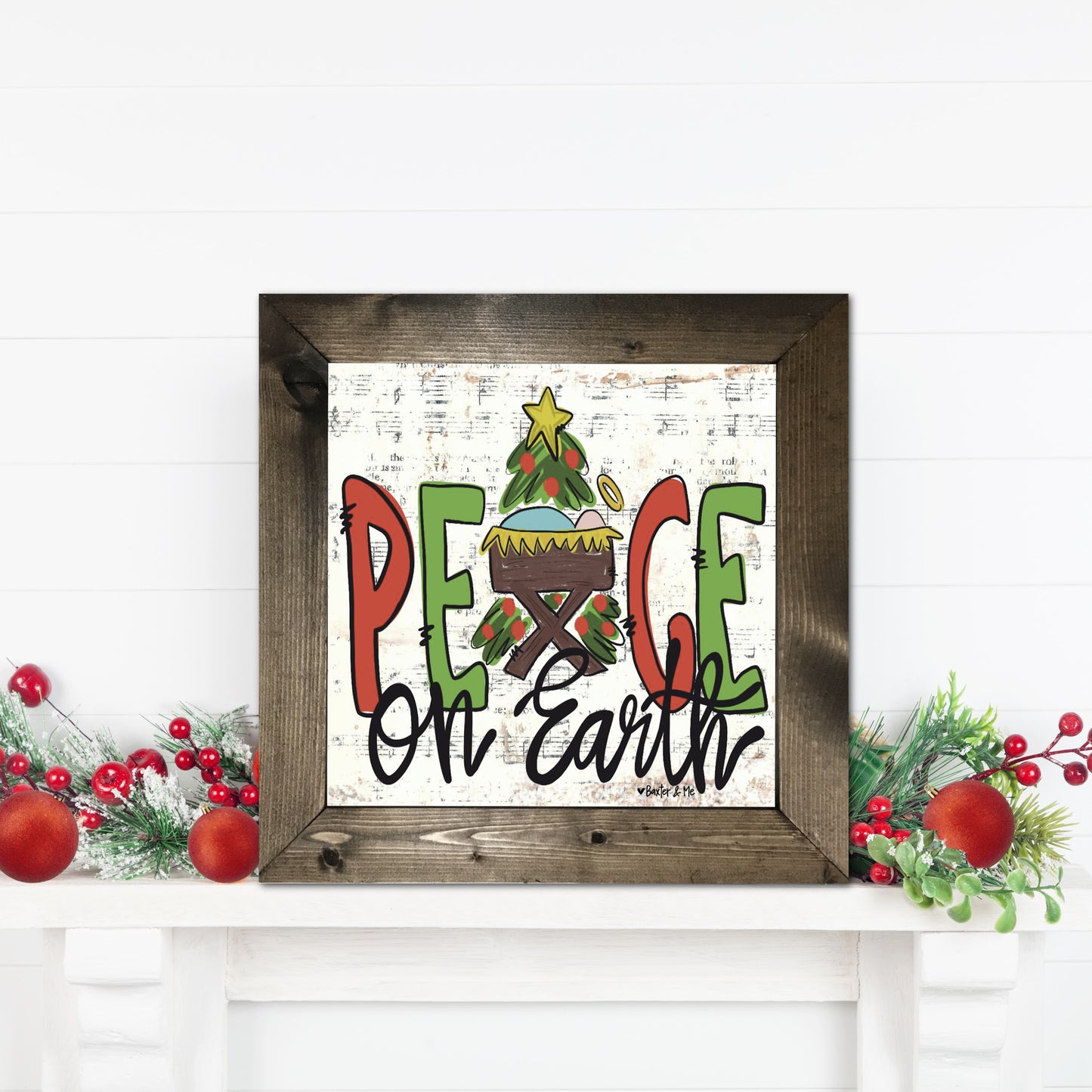 Peace On Earth - Framed Art