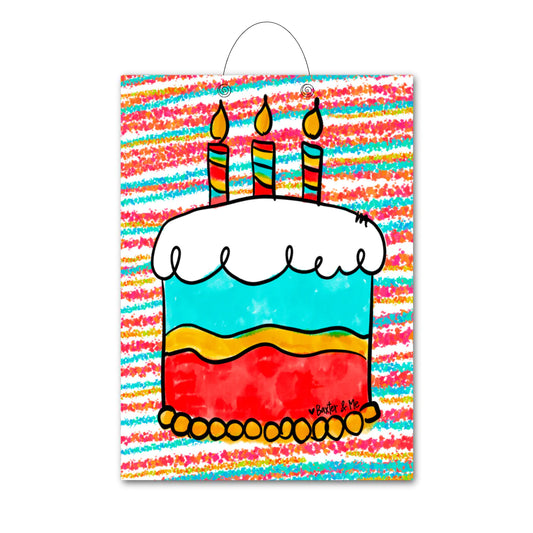 Birthday Cake Door Hanger