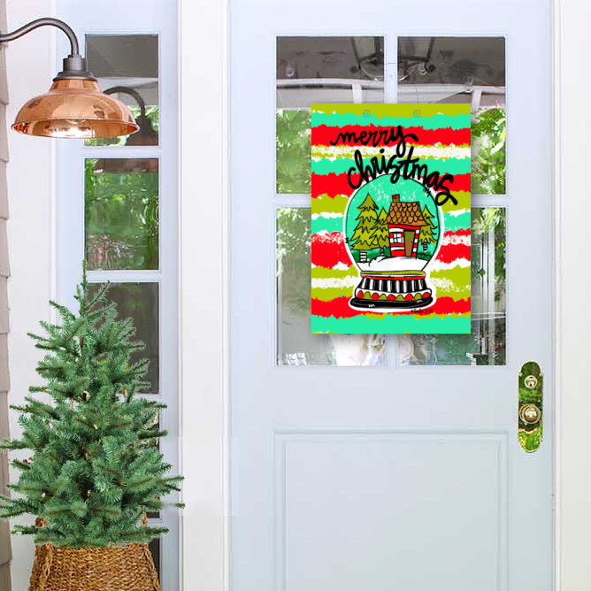 Christmas Snowglobe Door Hanger
