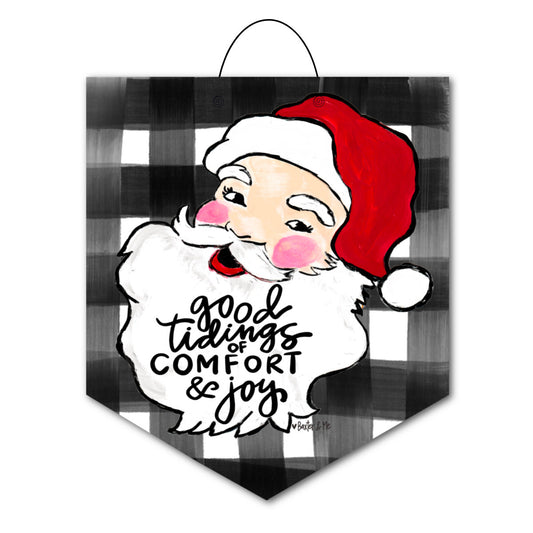 Good Tidings Santa Door Hanger