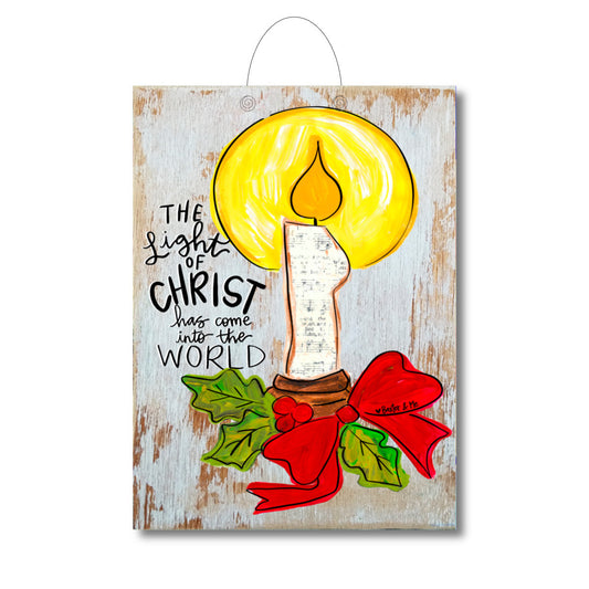 Light of Christ Door Hanger