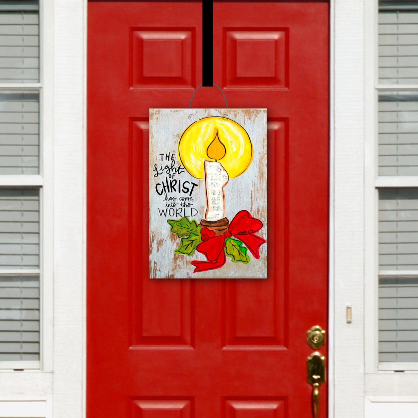 Light of Christ Door Hanger