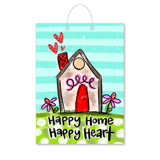 Happy Home Happy Heart Door Hanger