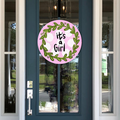 It's a Girl  Door Hanger