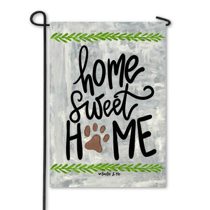 Dog Home Sweet Home Garden Flag
