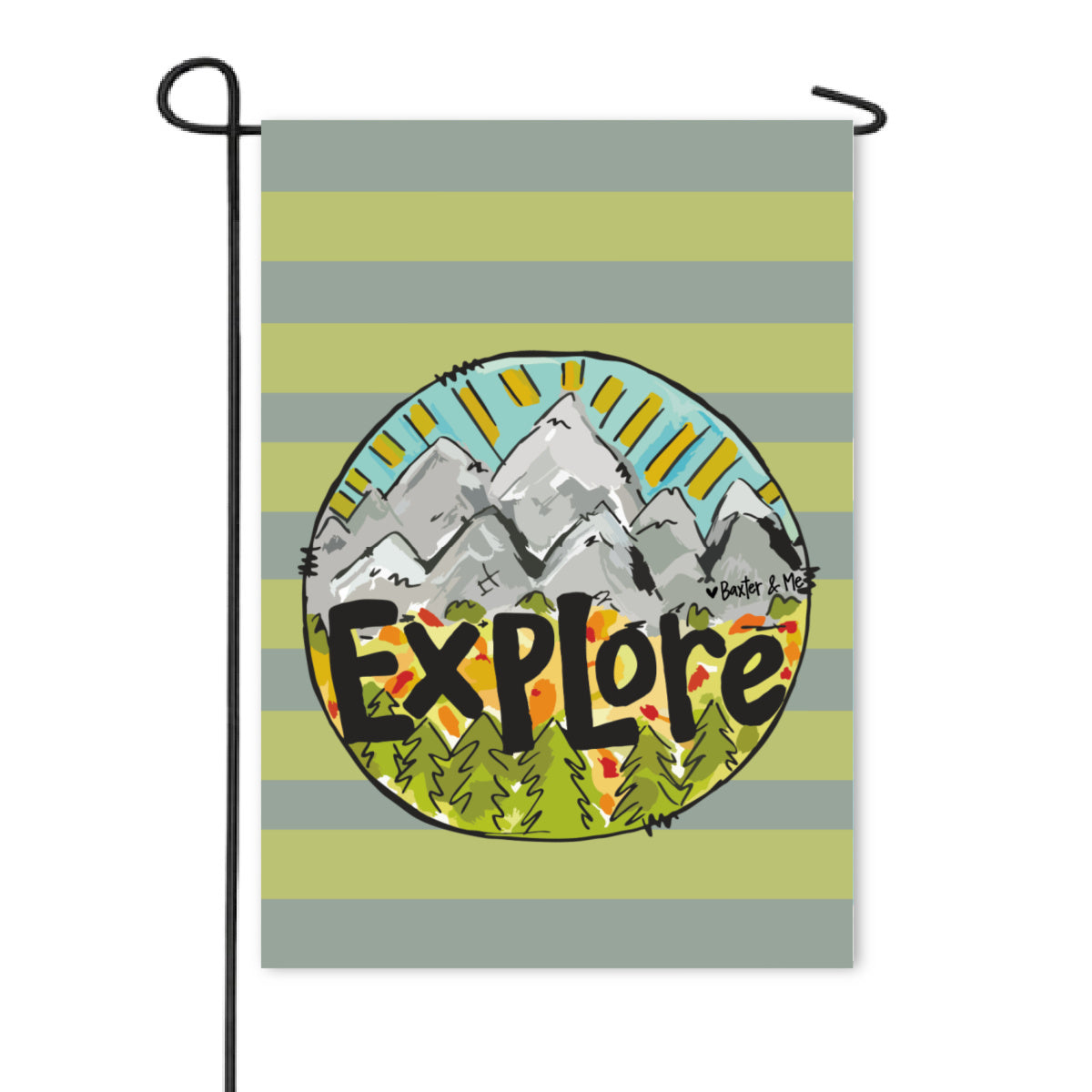 Explore Garden Flag