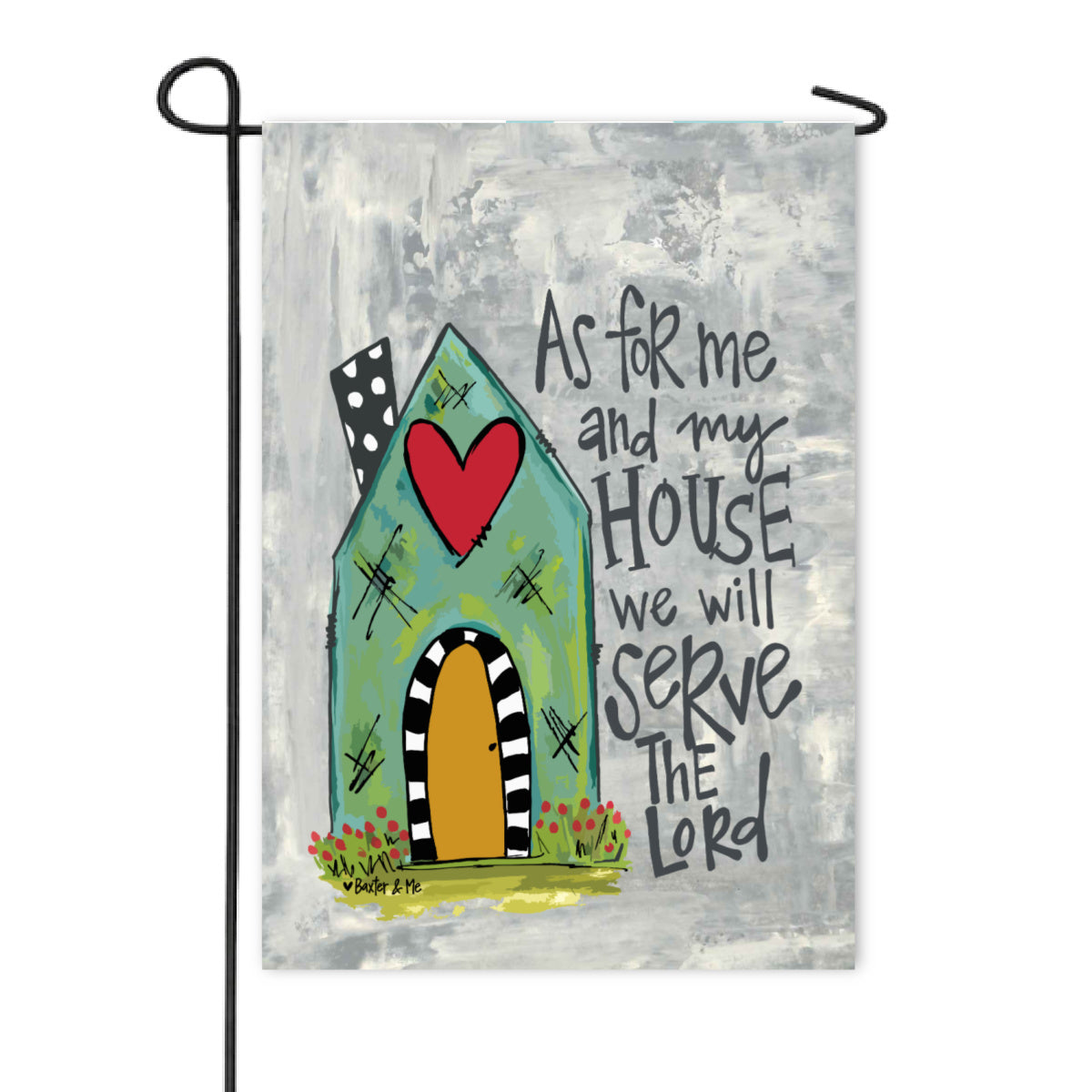Serve the Lord Garden Flag