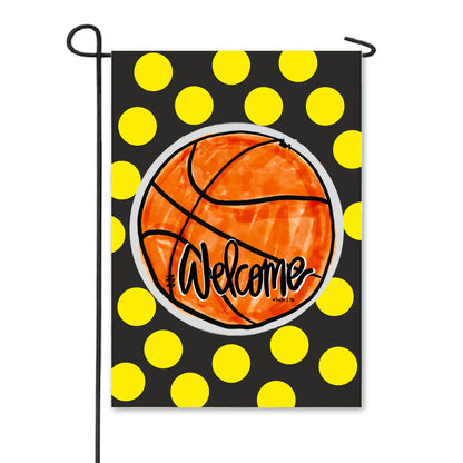 Basketball Team Colors Garden Flag