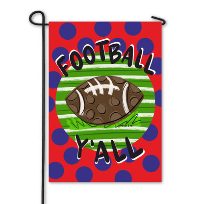 Football Team Colors Garden Flag