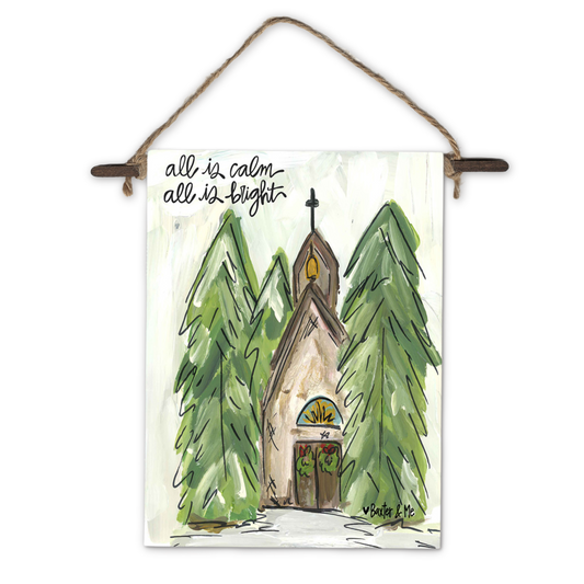 All is Calm Mini Wall Hanging