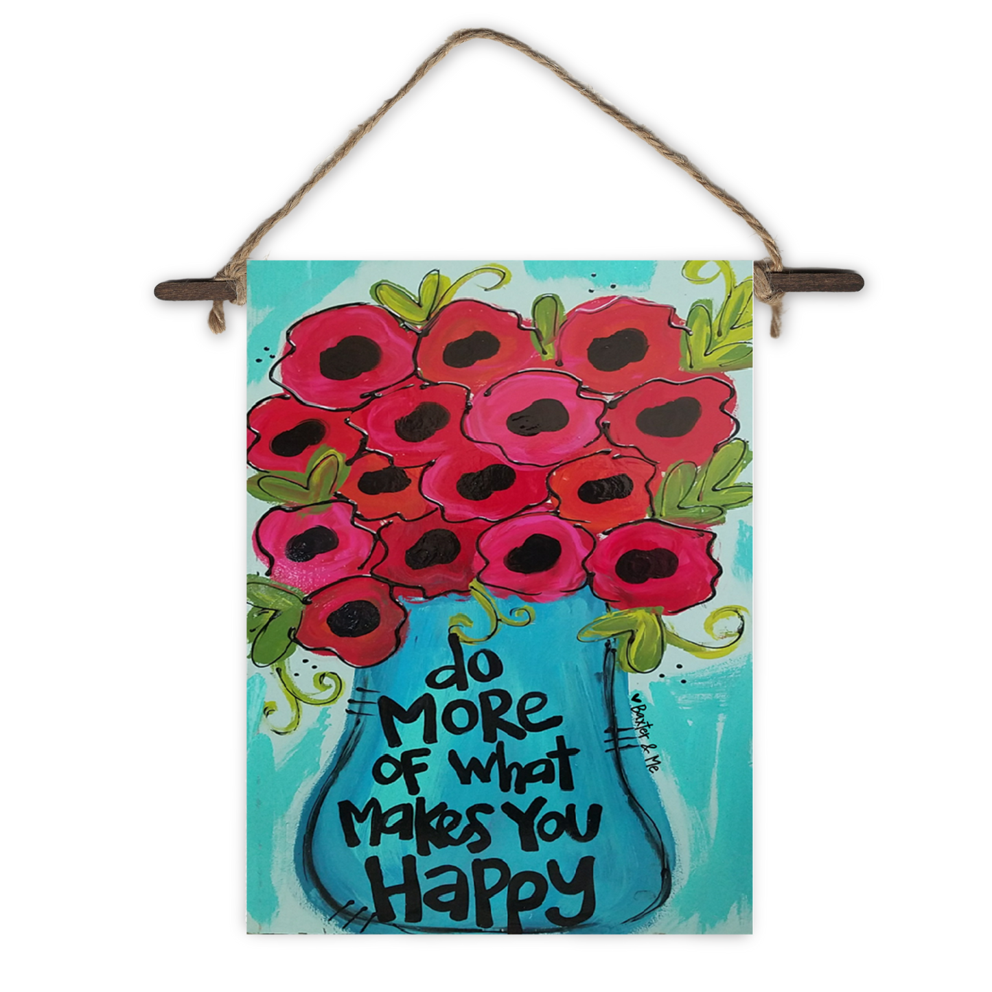 Do More What Makes You Happy Mini Wall Hanging