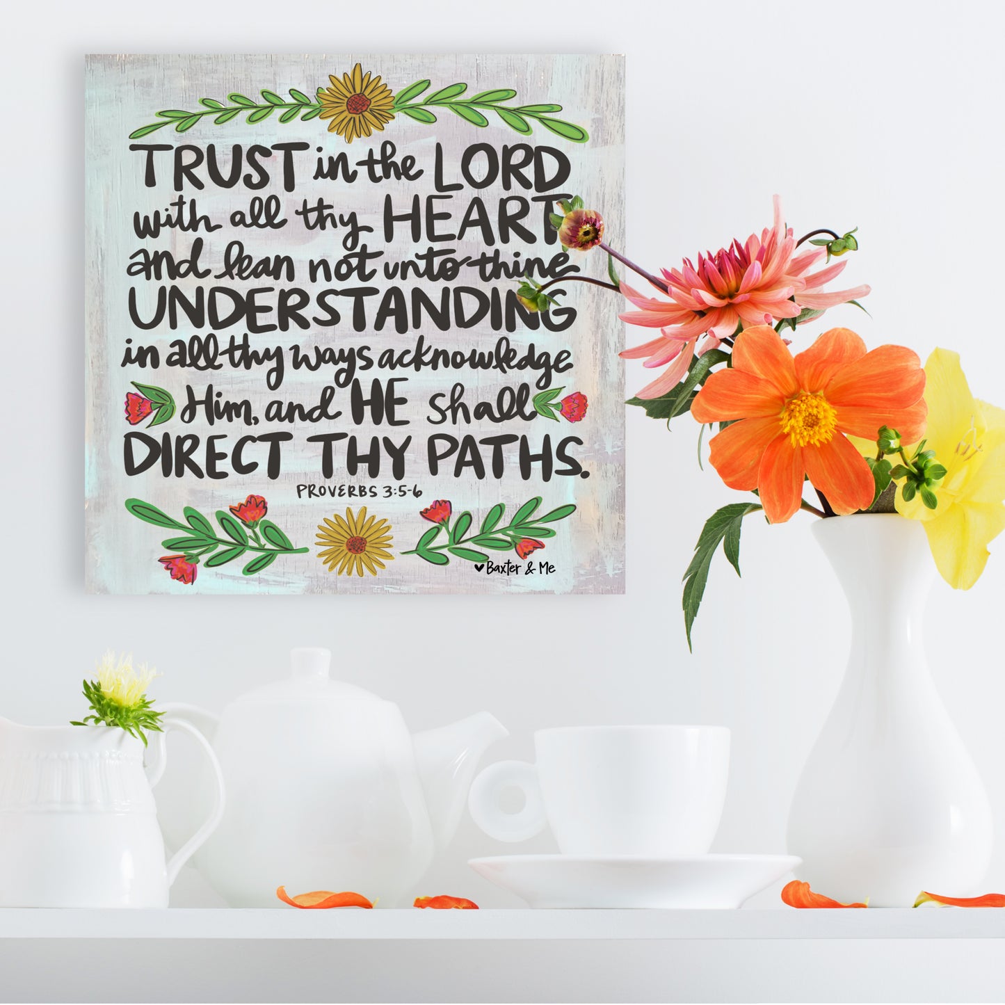 Trust In The Lord - Wrapped Canvas