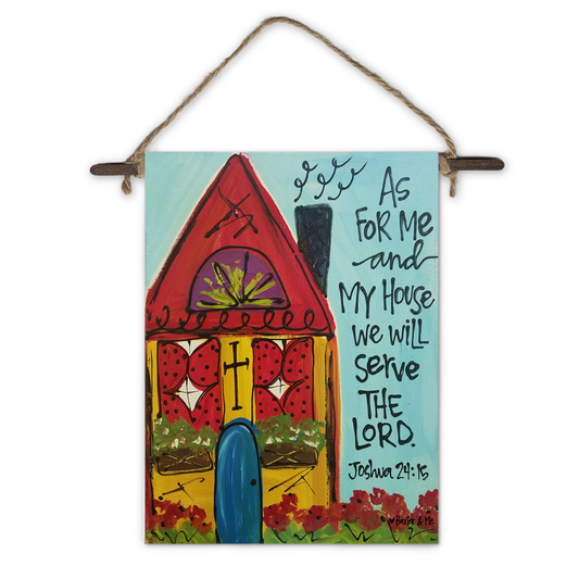 Serve the Lord Mini Wall Hanging