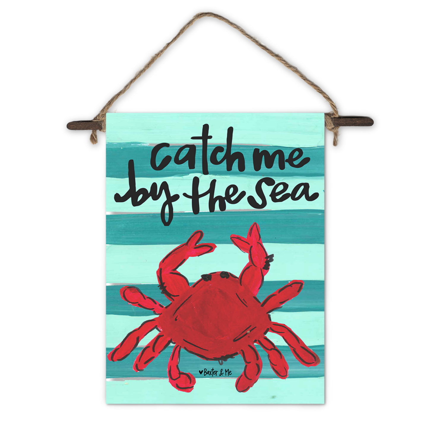 Catch Me by the Sea Mini Wall Hanging