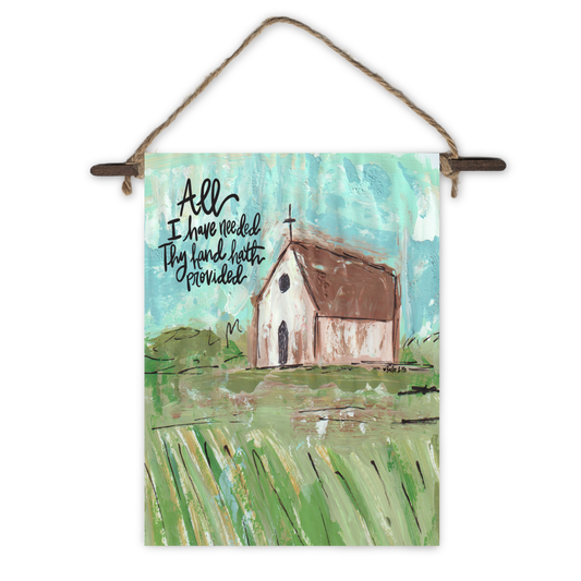 Thy Hand Mini Wall Hanging