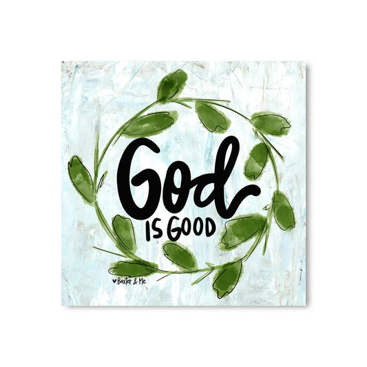 God Is Good - Wrapped Canvas