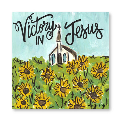 Victory In Jesus - Wrapped Canvas