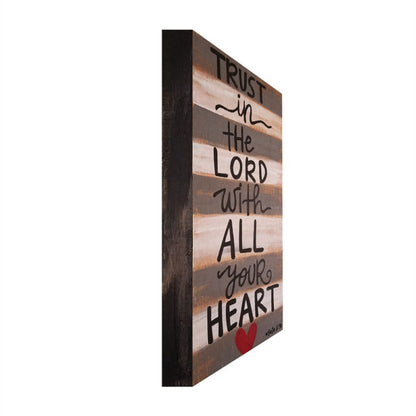 Trust In The Lord - Wrapped Canvas, 12" x 24"