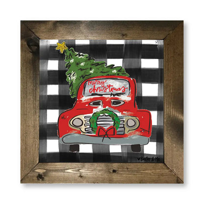 Christmas Truck - Framed Art