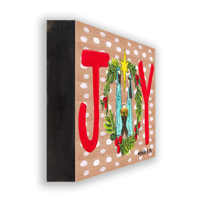 Joy Nativity - Wrapped Canvas