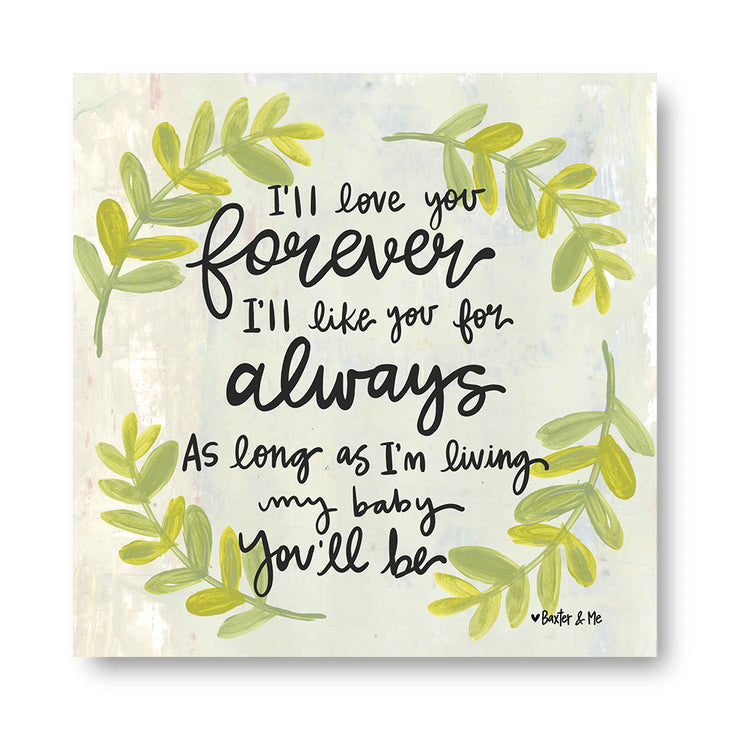 Love You Forever - Wrapped Canvas